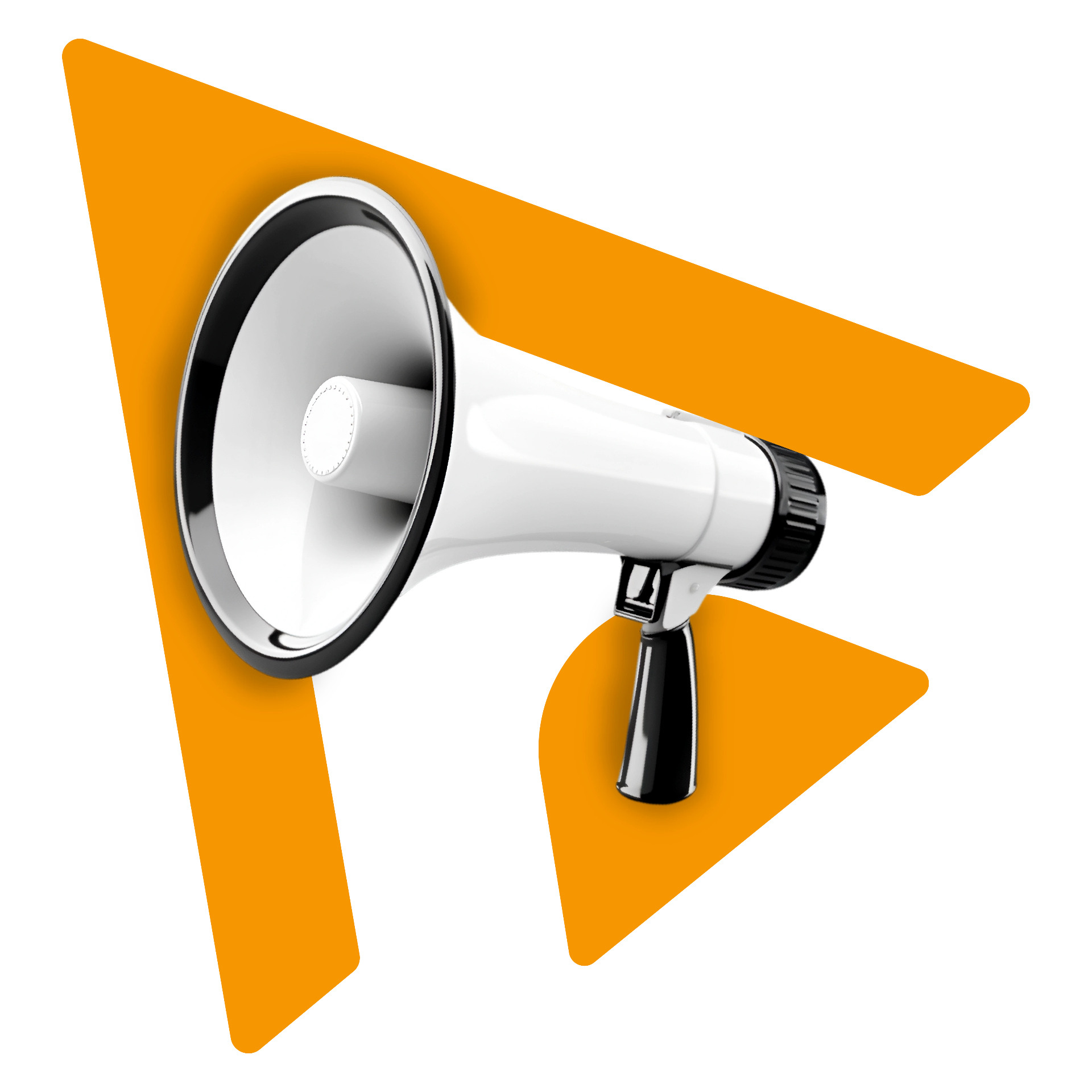 megafono che rappresenta il blog aziendale