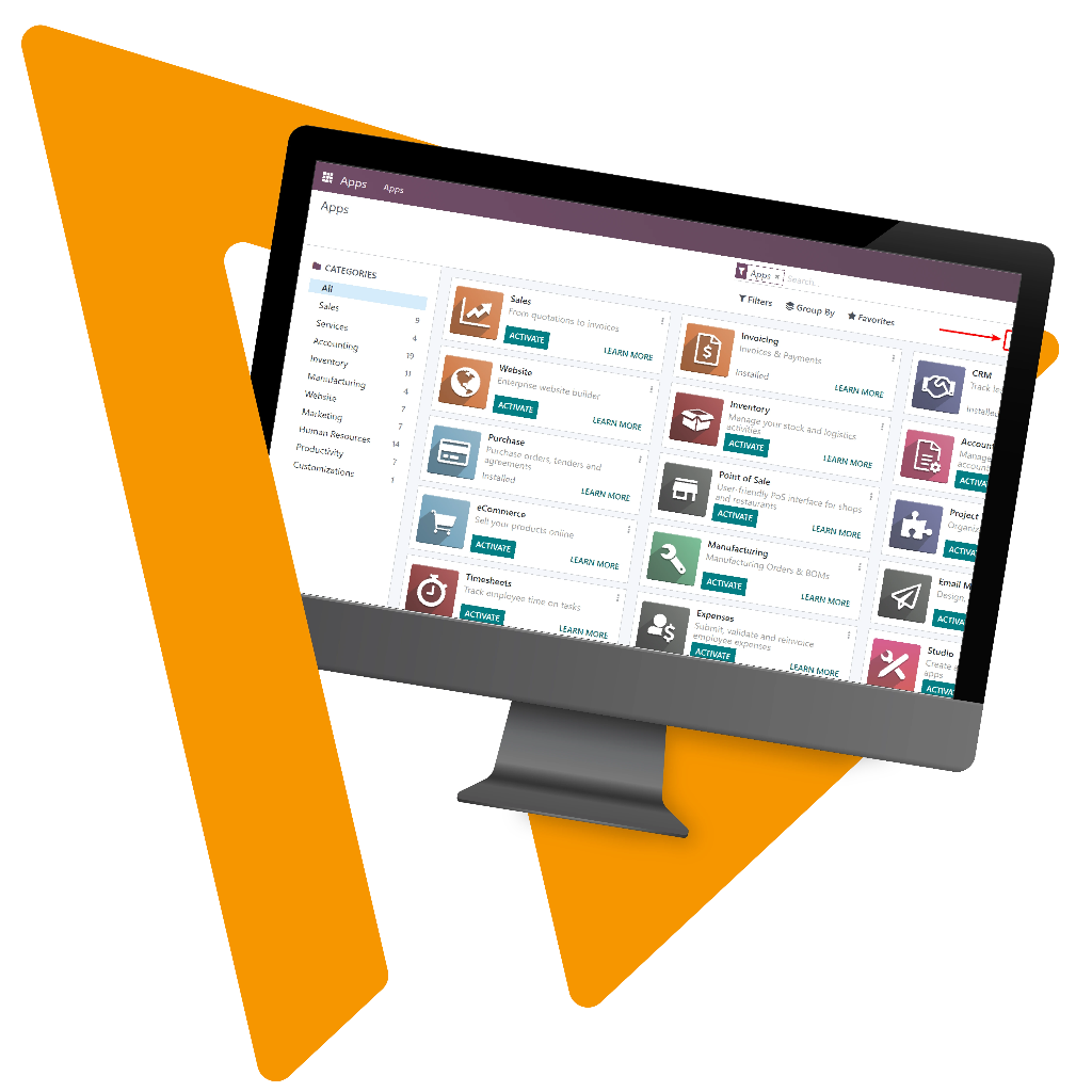 screen pc crm
