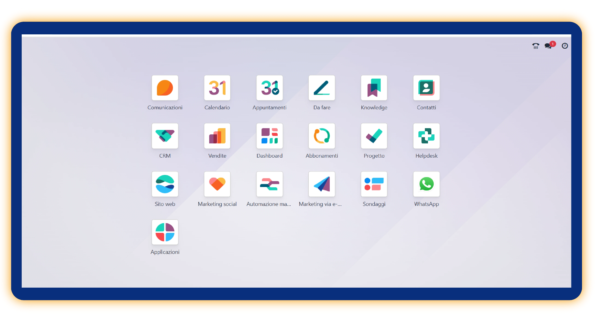 dashboard software gestionale con funzioni