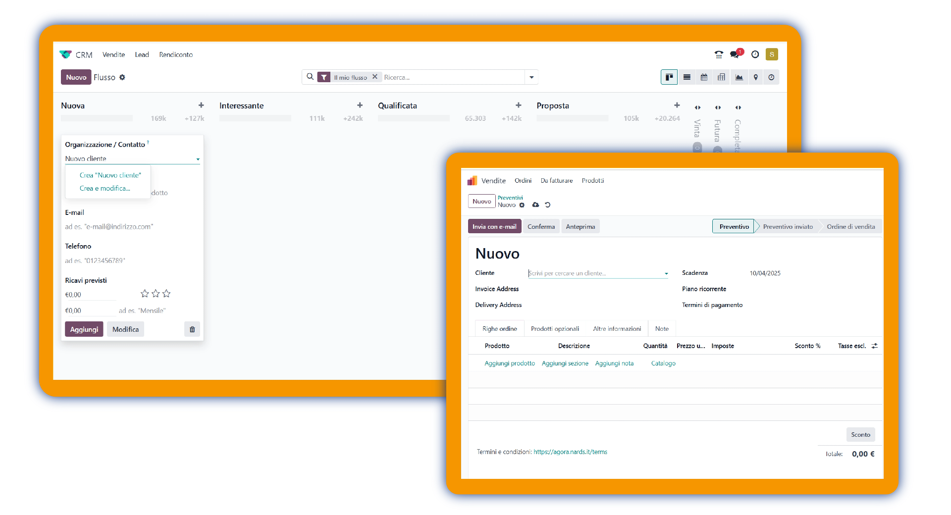 screenshot software progetti