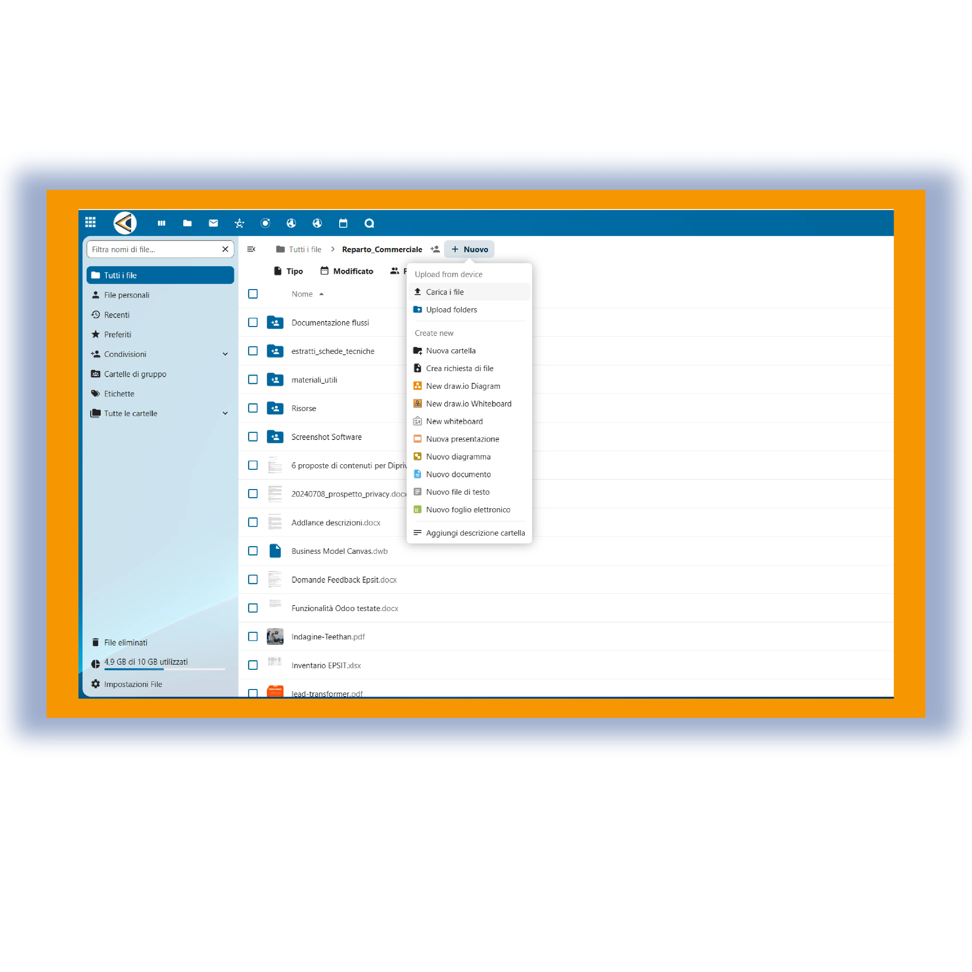 dashboard software per collaborazione