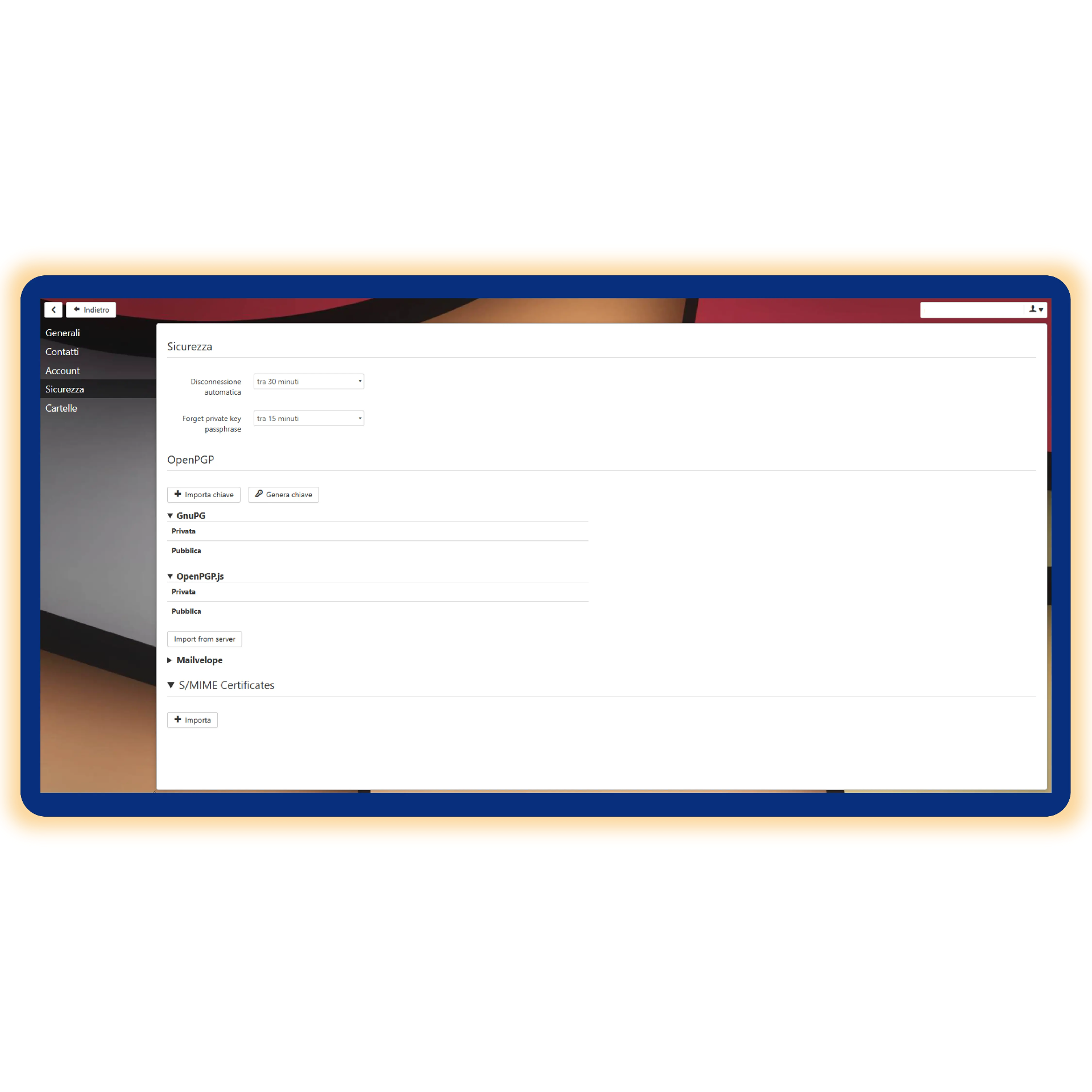 dashboard funzione software mail