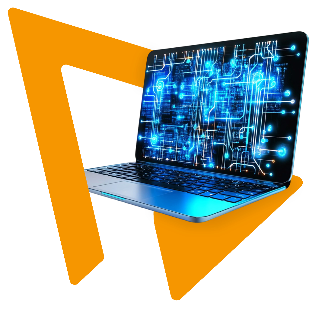 Computer con software
